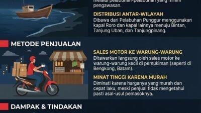 Rokok Rave Tanpa Pita Cukai Beredar di Batam dan Tj Uban, Pasokan Disebut Masuk Lewat Jalur Laut